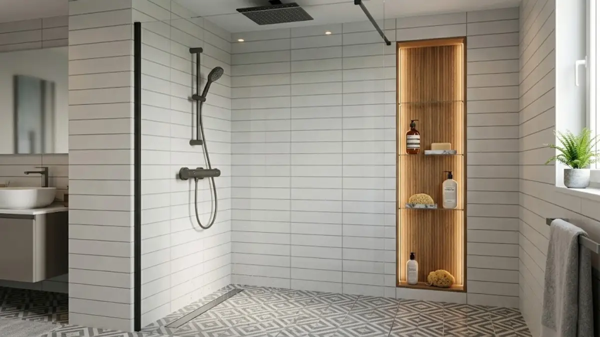 Douche italienne avec niche - Colmar
